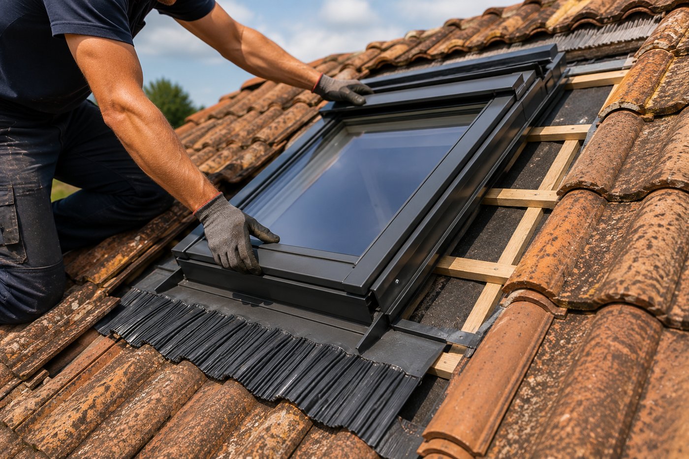 Installation et remplacement de Velux — RB Toiture, Martainville